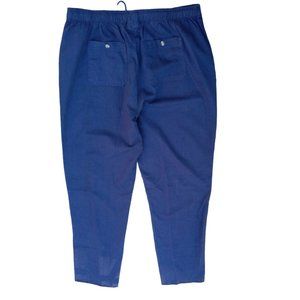 King Size brand casual blue pull on pants sz XLT NEW (0015)